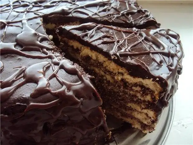 Шоколадные торты со сгущенкой на кефире