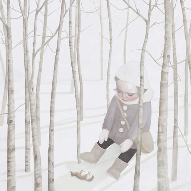 В лесу. Автор работ: Сяо-Рон Ченг (Hsiao-Ron Cheng).