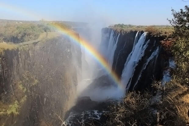 rainbow21 Радуга над самым большим водопадом в мире