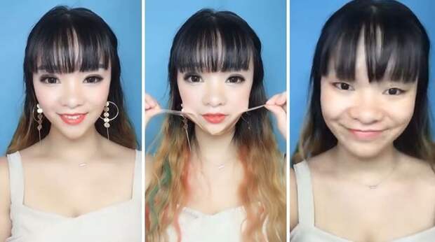 К такому жизнь меня не готовила: 20 азиатских девушек снимают мэйк-ап Мэйк-ап, азия, девушки, до и после, красота, макияж