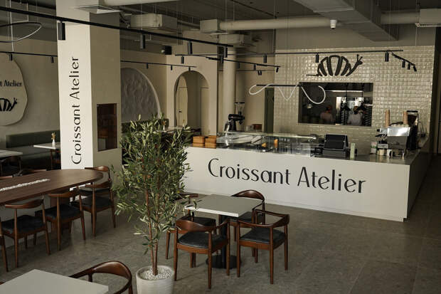 Интерьер Croissant Atelier