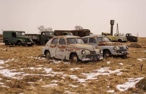 Музей автомобильной техники под открытым небом в Черноусово авто, музей, техника, Черноусово