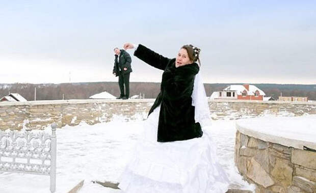 Беспощадный фотошоп российских свадебных фотографов