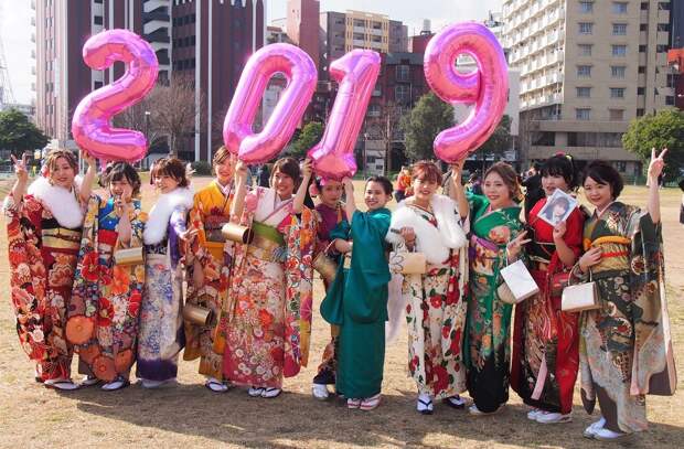 День совершеннолетия 2019 в Японии