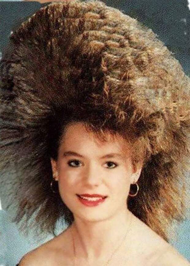 Фотографии модниц 80-х с невероятно гигантскими шевелюрами волосы, забавно, люди, мода, модницы, прическа, фото