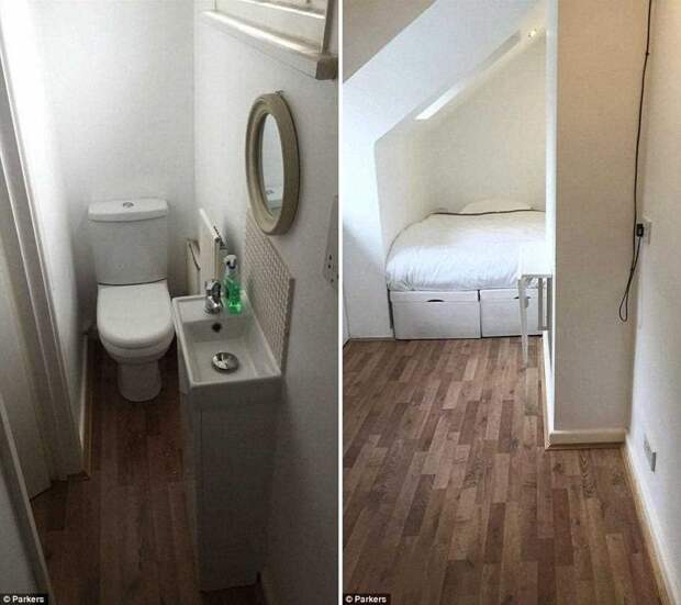 Крошечная квартира шириной 2 метра за 170 тыс. долларов в Великобритании