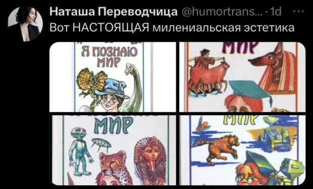 Миллениальская эстетика/Фото: humortranslate/X (бывший Twitter, заблокирован в РФ)