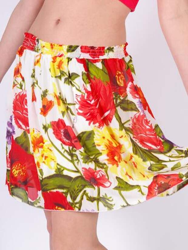 Roberto Cavalli Skirt For Women- red and yellow