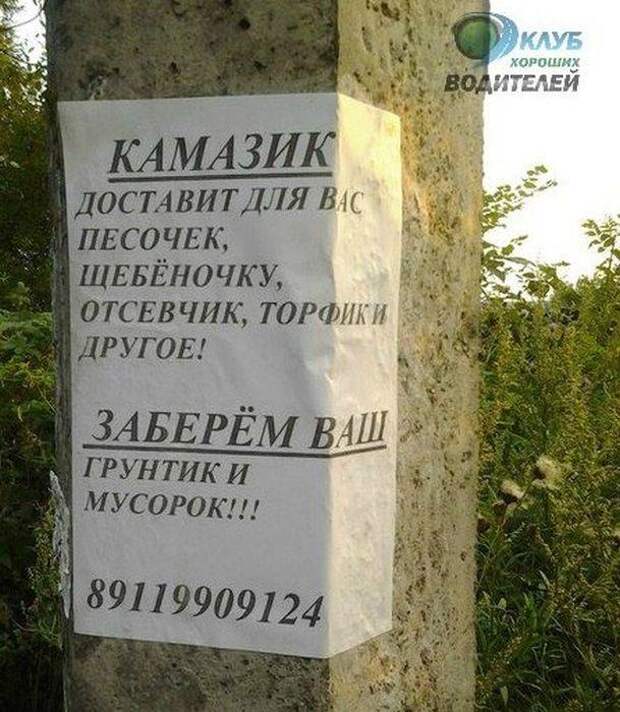 Смешные надписи (73 фото)