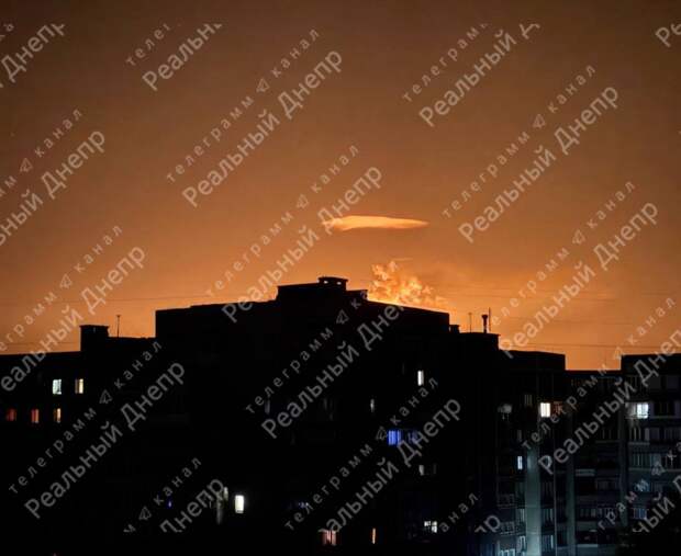 ‼️🔥🇺🇦Огромный пожар и химическая угроза под Днепропетровском: атакованы газовые