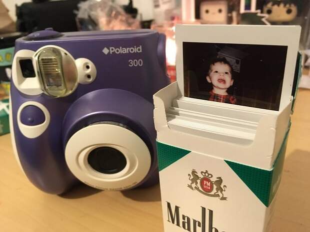 Polaroid 300s Fit Perfectly In A Pack Of Cigarettes