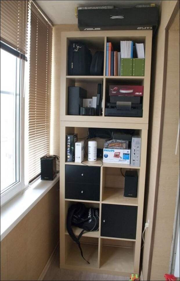 Превращаем захламленный балкон в кабинет (пошаговый фотоотчет)