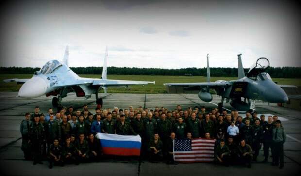 Как наш Су-27 в небе Америки F-15 гонял!