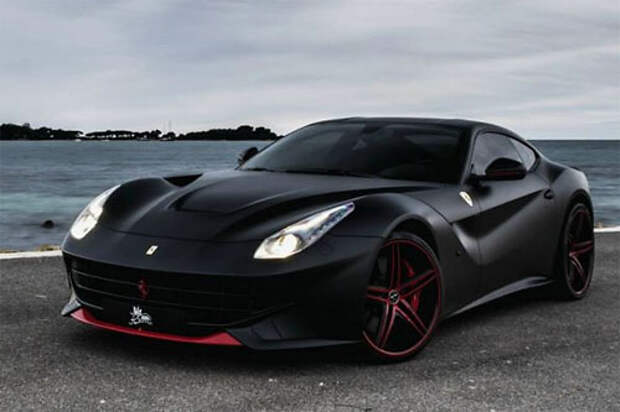 Ferrari f12 Berlinetta черная матовая