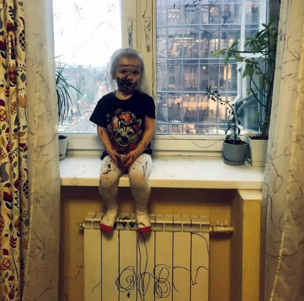 Когда дома подрастает творческая личность. | Фото: Liked. Когда дома подрастает творческая личность. | Фото: Liked.