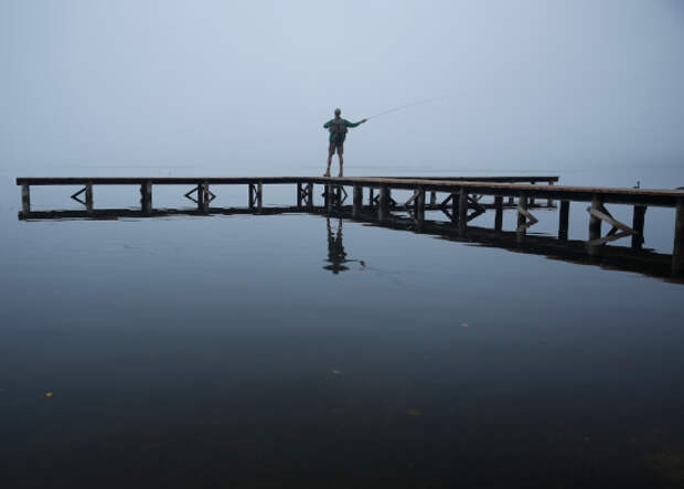 Рыбалка в тумане