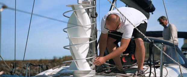 Стартап выпустил ветряную турбину для парусных яхт