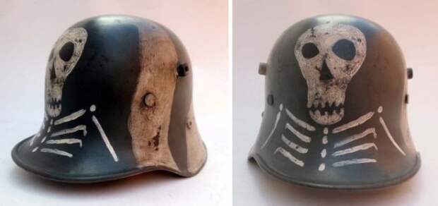 Почему немцы во время войны носили рогатые шлемы