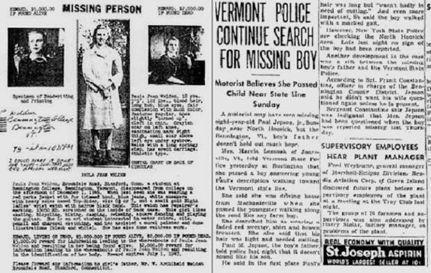За 30 лет в этих местах бесследно исчезло более 40 человек. Только в 1951 году Беннингтонский треугольник оставил людей в покое.