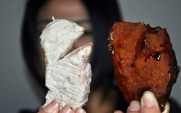 Поддельное мясо из Китая. Видео