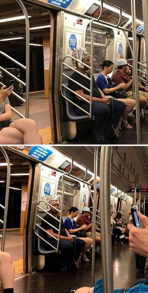 Странности в метро (32 фото)