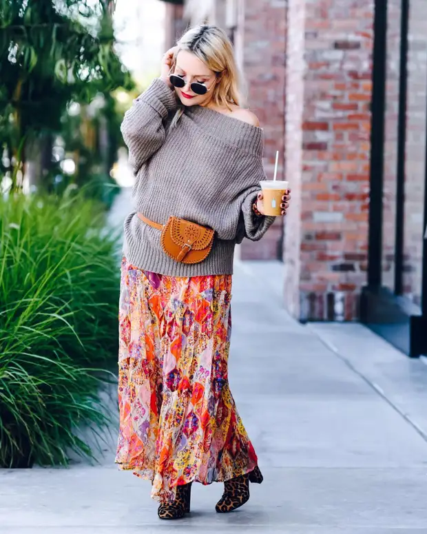 осенний бохо стиль для женщин 40-50 лет фото 4