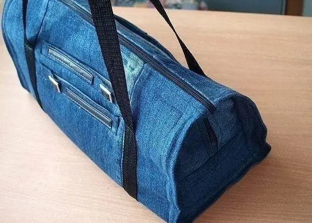 Шьем новый рюкзак из старых джинсов