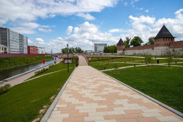 Какую часть набережной в Туле благоустраивать, будут решать на голосовании