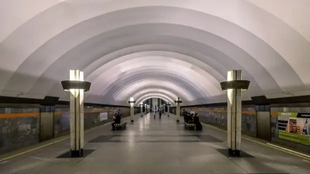 Ладожская метро, питер, подземка
