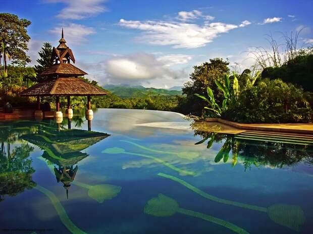 Бассейн  Anantara Golden Triangle Resort and Spa, Чианграй