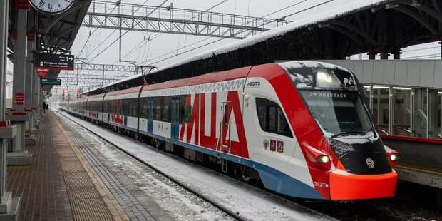 До конца января изменится расписание следующих через «Красный Балтиец» поездов МЦД-2