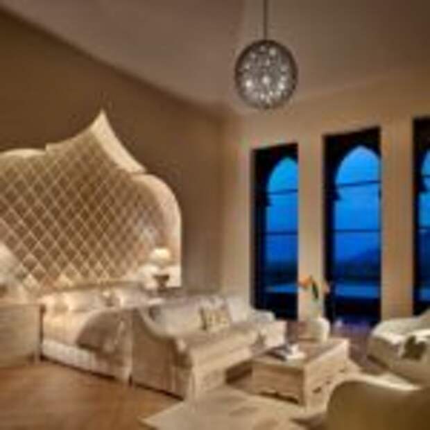 Марокканский стиль в интерьере спальной комнаты