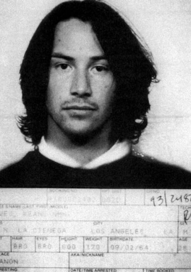 Киану Ривз (Keanu Reeves) - 1993 (вождение в нетрезвом виде)