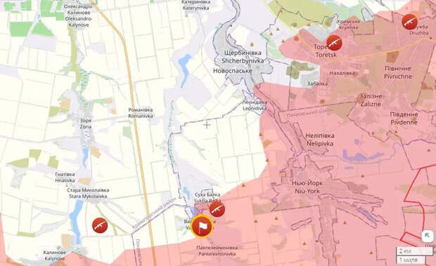 ВС РФ освободили большую часть Сухой Балки в ДНР