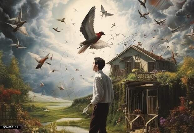 Мои синицы разлетаются, потому что я так долго хотел журавля чужого... / Фото: Midjourney Мои синицы разлетаются, потому что я так долго хотел журавля чужого... / Фото: Midjourney