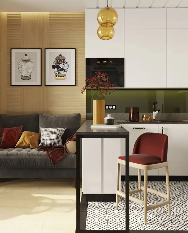 10 мини-диванов для кухни: компактное очарование