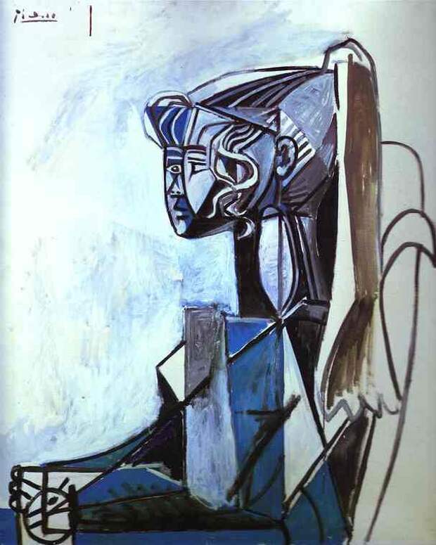 Пабло Пикассо. Портрет Сильветт. 1954 год