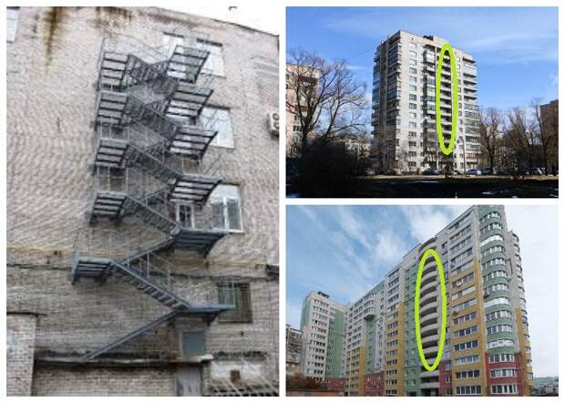 При строительстве домов выше 9 этажей должны создаваться незадымляемые лестницы.