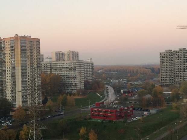 Вид на микрорайон Северное Чертаново