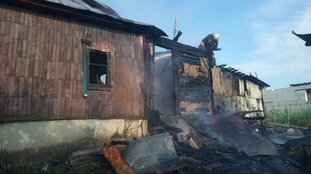 При пожаре в летнем домике под Тамбовом погибли женщина и двое ее детей
