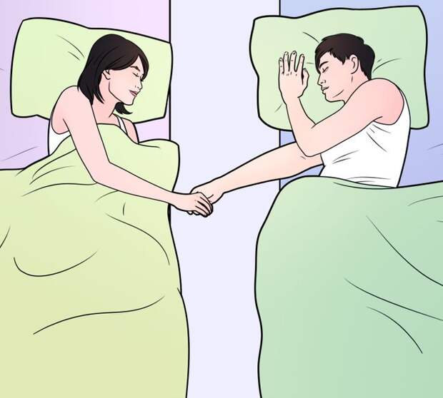Почему женатые пары в Японии спят по отдельности
