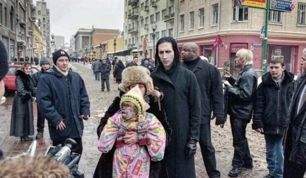 Мэрилин Мэнсон в Москве. 2001 год Мэрилин Мэнсон в Москве. 2001 год