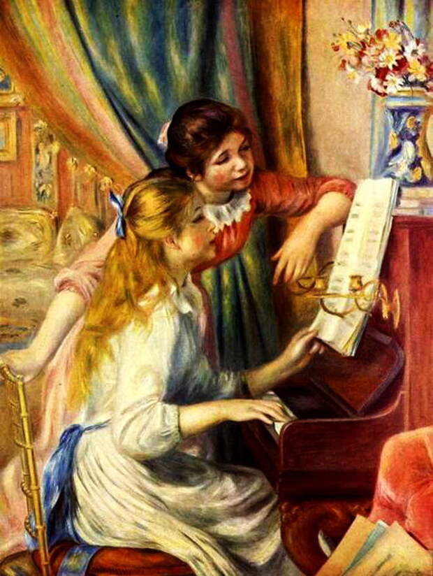 Две девочки за фортепиано 1892 (490x652, 92Kb)
