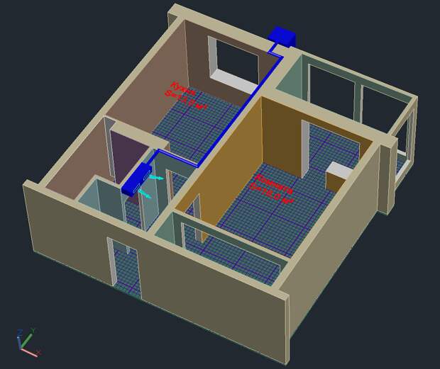 Как поставить один кондиционер на две комнаты