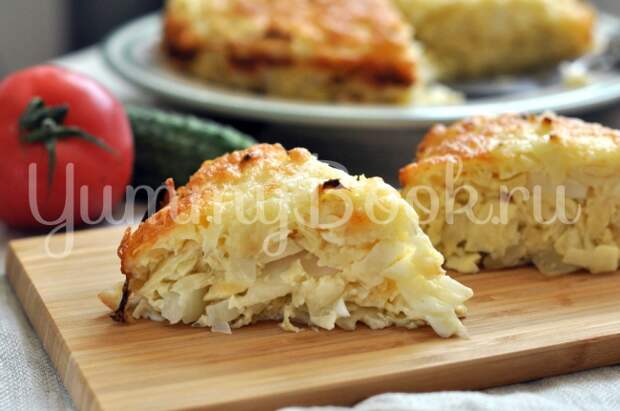 Капустный пирог с сыром
