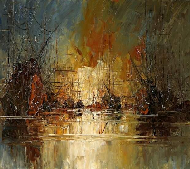Морской пейзаж на закате. Автор: Justyna Kopania. Морской пейзаж на закате. Автор: Justyna Kopania.
