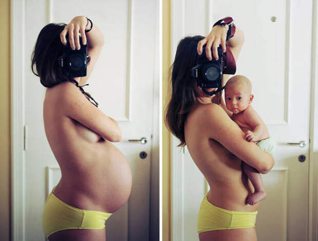 29 красивых фото до и после родов