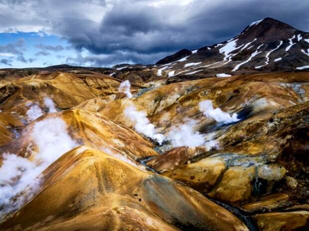 Исландский внеземной пейзаж. /Фото: atraccion360.com