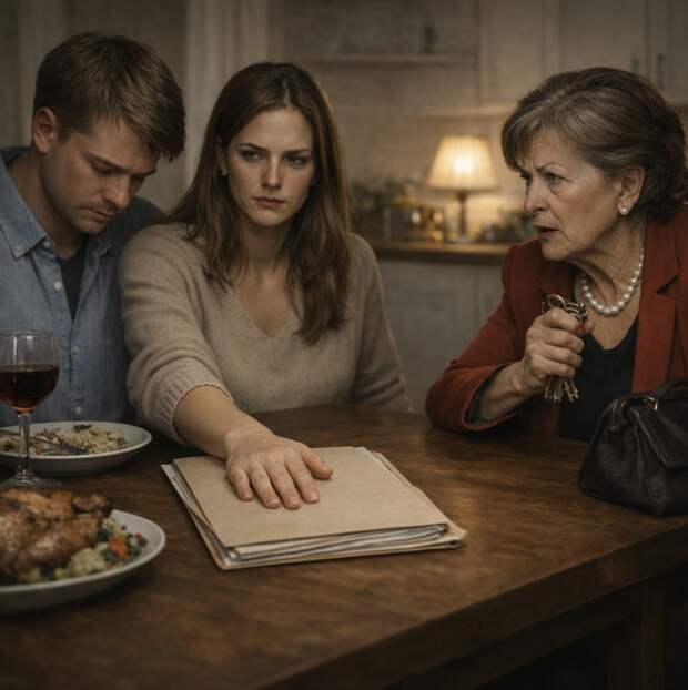 Свекровь была убеждена, что вскоре получит связку ключей от нашей квартиры, пока не прозвучала фраза, после которой в комнате повисла глухая тишина.