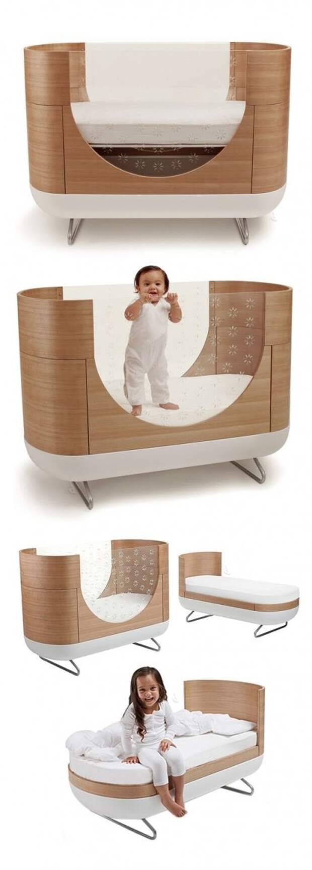 Удобные и простые. Кровать-трансформер для растущего ребенка Фабрика идей, детские, дизайн, идеи, интересное, люльки. кроватки
